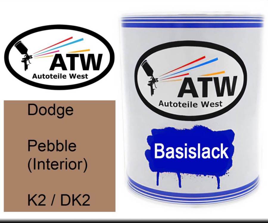 Dodge, Pebble (Interior), K2 / DK2: 1L Lackdose, von ATW Autoteile West.
